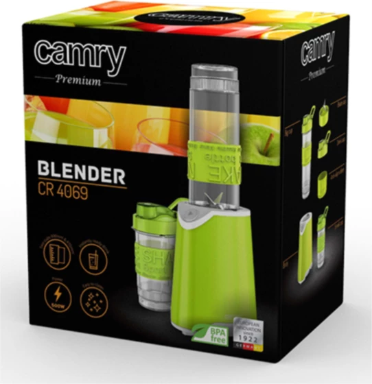 Blender personal CAMRY CR4069 500W 600 ml + 470 ml, gjelbër