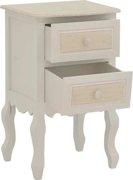 Komodinë me sirtarë Joliene, ngjyrë natyrale-antike, MDF, 40x34.5x64.5cm