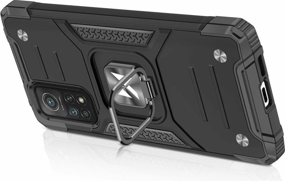 Mbështjellës Wozinsky Ring Armor me kickstand për Samsung Galaxy A72, Rozë