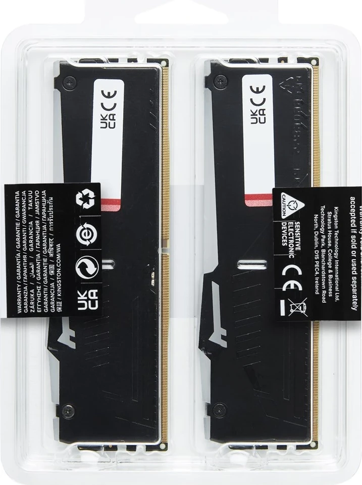 RAM Memorje Kingston FURY 32GB 5200MT/s DDR5 CL40 DIMM (Pako prej 2) Beast RGB