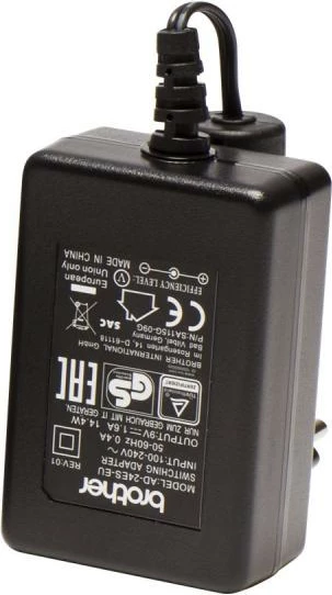 Printer etiketa Brother P-touch PT-D210VP, 203 dpi, termotransfer, me adapter dhe kuti e fortë, e zezë