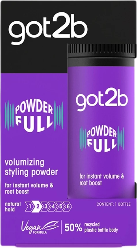 Pluhur për volum të flokëve Got2B PowderFul për femra 10g