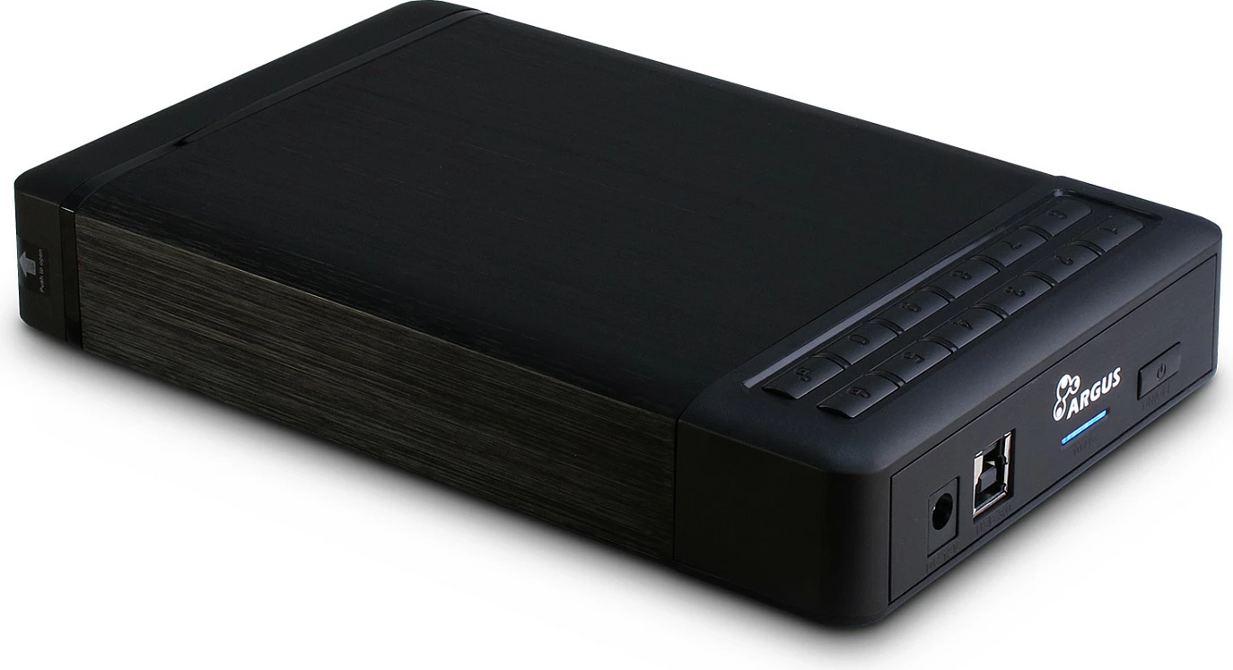 Docking station Inter-Tech GD-35LK01, USB 3.0, Copy/Clone, e zezë
