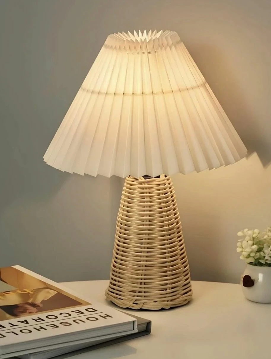 Llambë tavoline Opviq, BRZ-343415, krem dhe bezhë