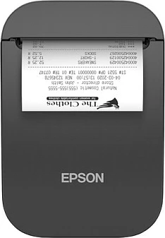Printer mobil termik Epson TM-P80II AC (121), 203 x 203 DPI, Bluetooth 5.0, USB-C, prerës, i zi