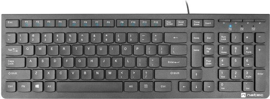 Tastierë Natec Discus 2, e zezë
