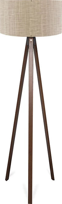 Llambë dyshemeje PWL-1059 Ε27, bezhë-arrë, D38x140cm