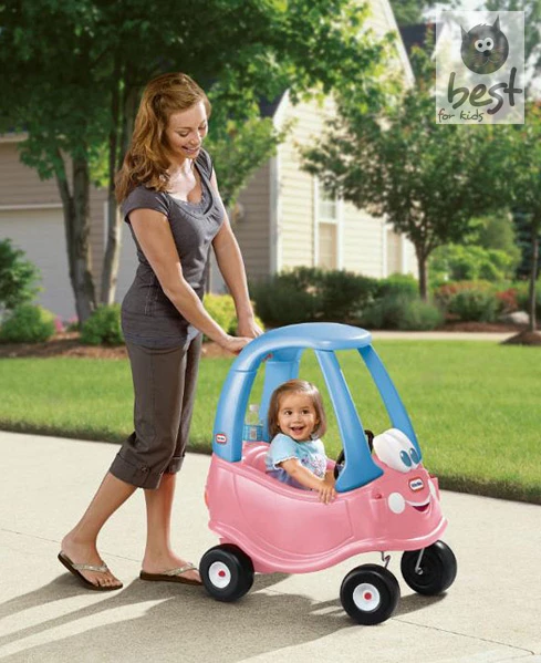 Makinë lodër shtytëse Little Tikes Cozy Coupe Princess 614798, 82×44×82 cm, rozë