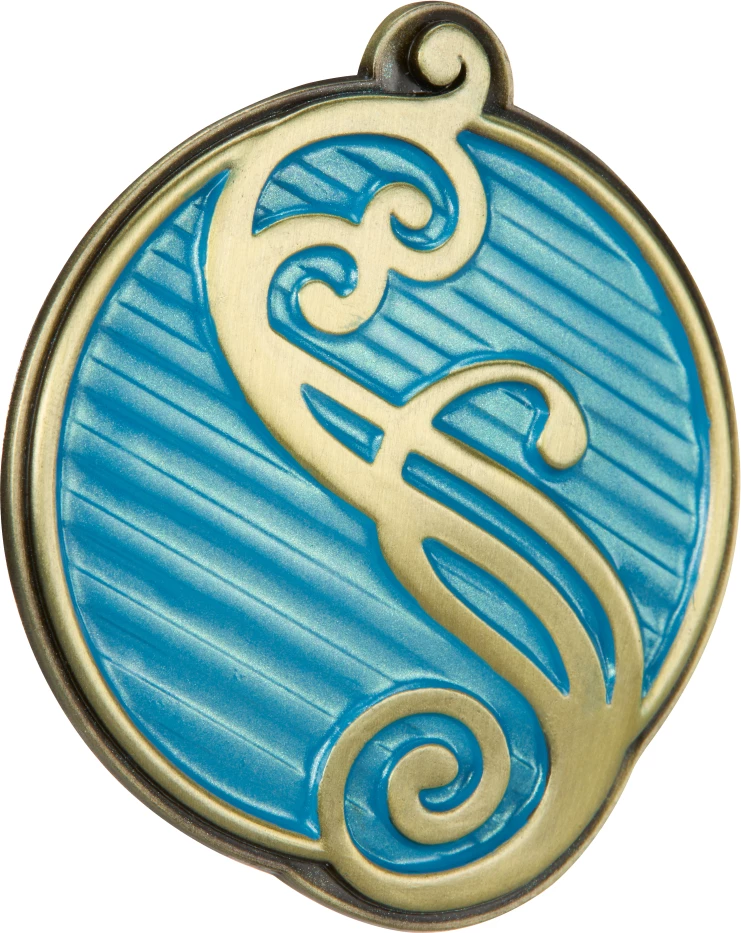 Pin koleksionues Noble Collection Wicked Shiz University 3 cm, blu/ari