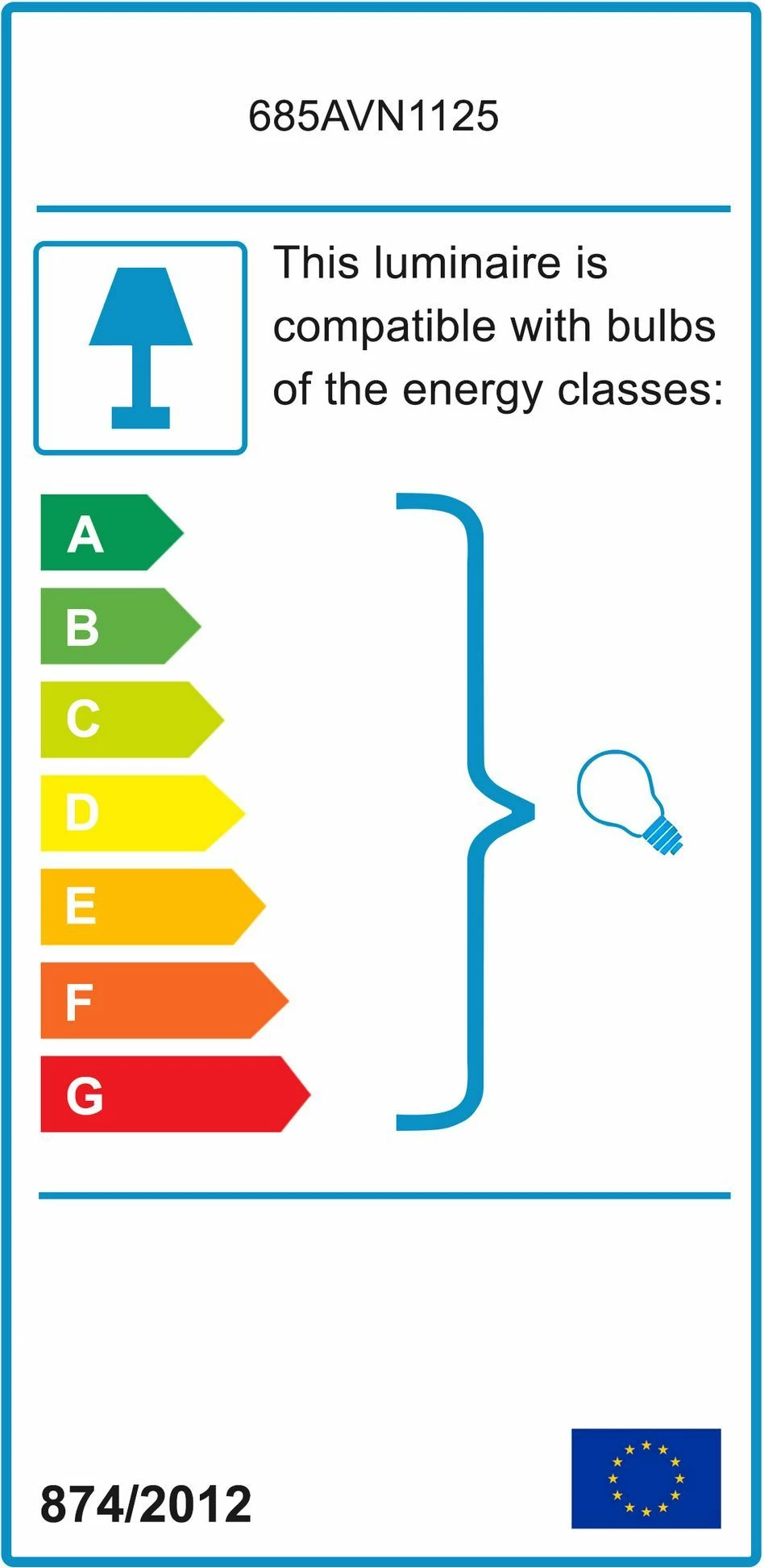 Llambë muri për jashtë, Opviq, BSU-68081-BSY-M5-KOP, e zezë dhe e bardhë
