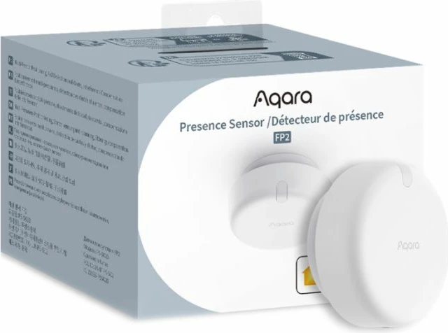 Sensor prezence Aqara FP2 PS-S02D, Wi‑Fi 2.4GHz, IPX5, i bardhë