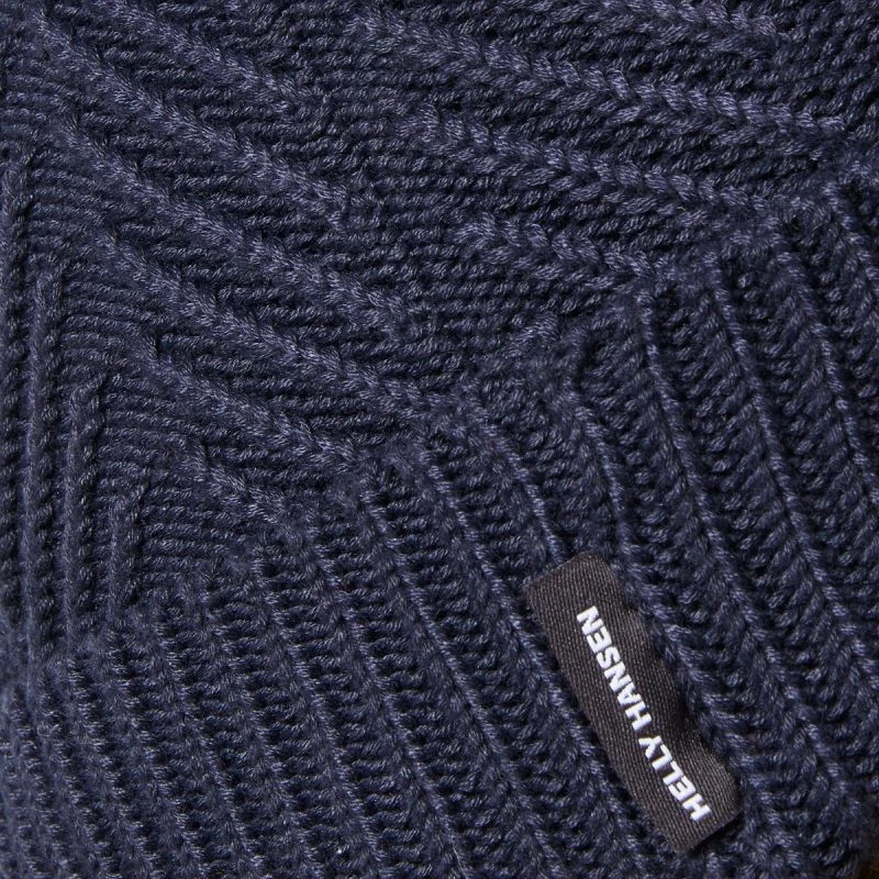 Kapelë e thurur Helly Hansen për femra, navy blue