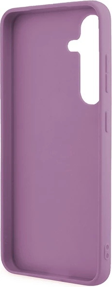 Mbështjellës Guess Glitter Script për Samsung Galaxy S24, vjollcë