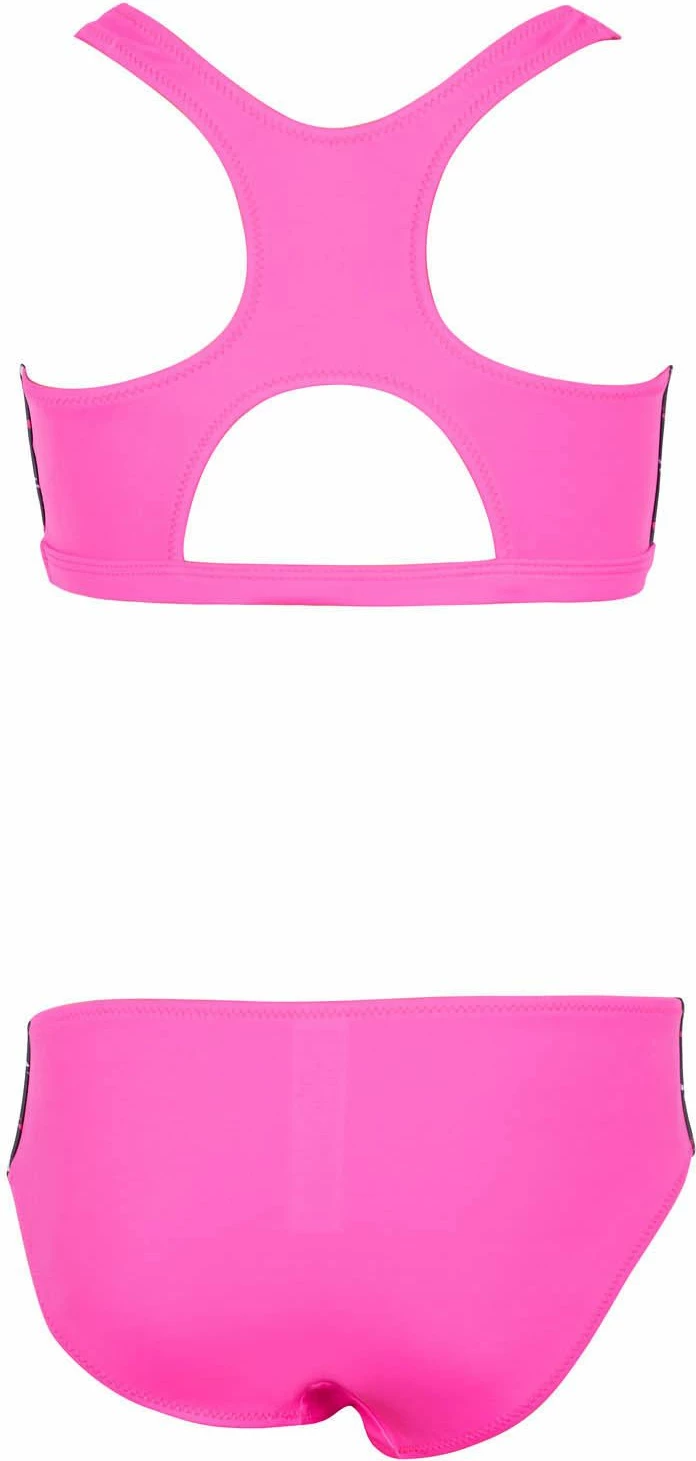 Set bikini dy pjesësh, ngjyrë rozë neon, Jumeon