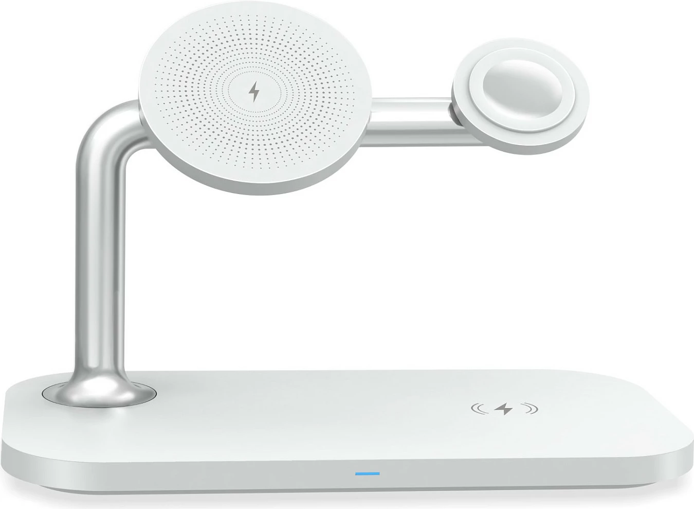 Karikues wireless RealPower ChargeAIR Mag, 3-në-1 MagSafe, 15W, USB-C, i bardhë