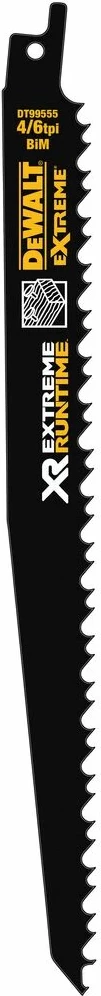 Teh për sharrë reciproke Dewalt DT99554 152 mm 6 TPI për dru, paketë 5 copë