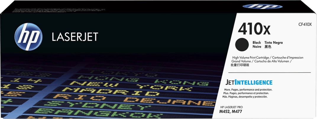 Toner, HP, 410X CF410X, 6500 faqe, XL, i zi