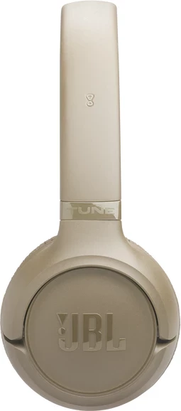 Kufje JBL Tune 530, me kabllo 3.5 mm, on-ear, mikrofon, bezhë