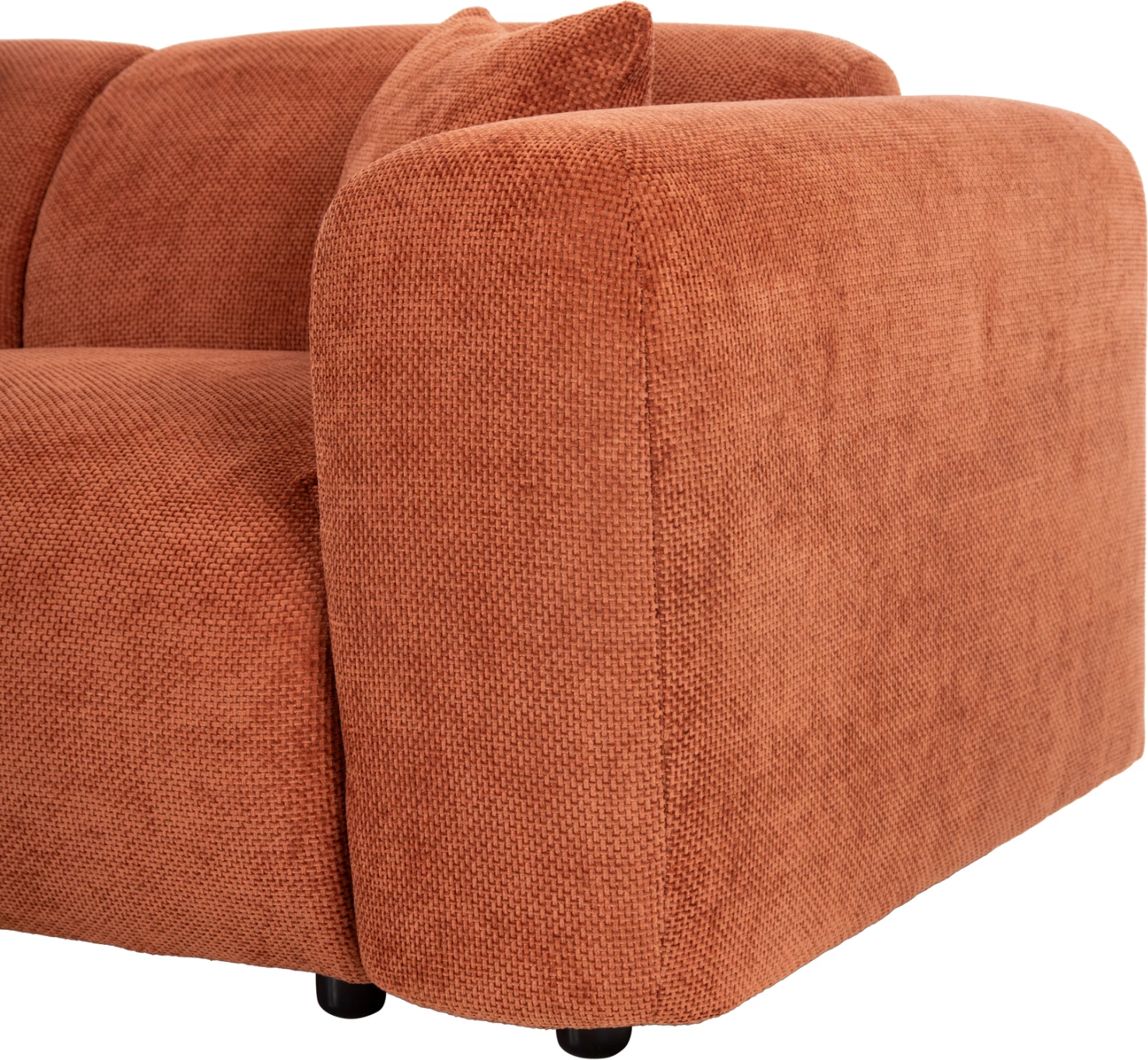 Divan qoshe majtas, BRICKEN, FH3275.03L, ngjyrë tulle, 110-282x98-160x72H cm