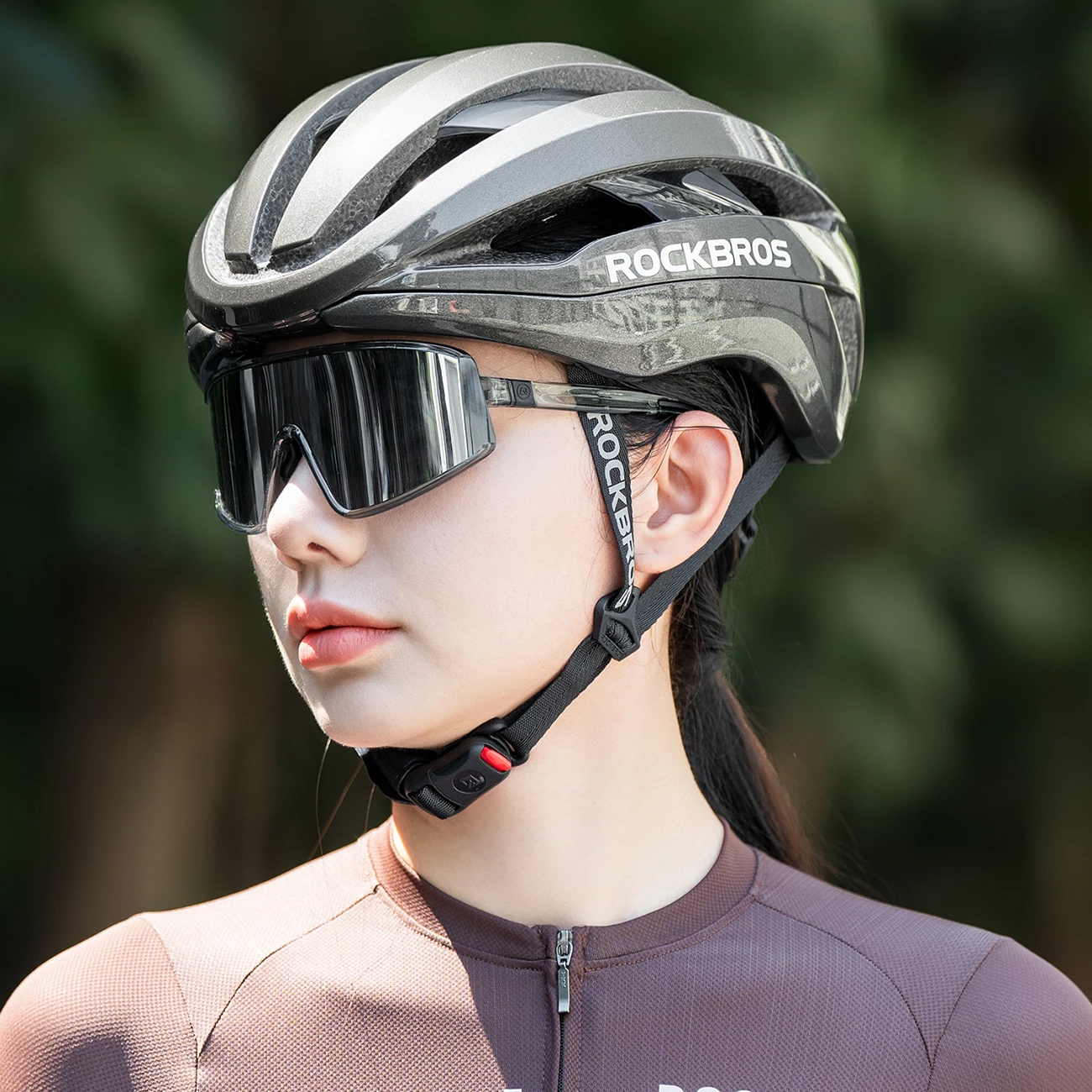 Helmet për biçikletë Rockbros LK-79 58–62 cm, gri