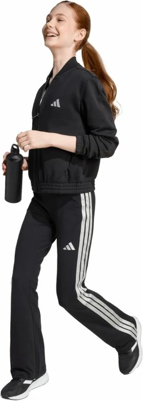 Trenerka për vajza adidas, e zezë [Madhësia: 170 cm]
