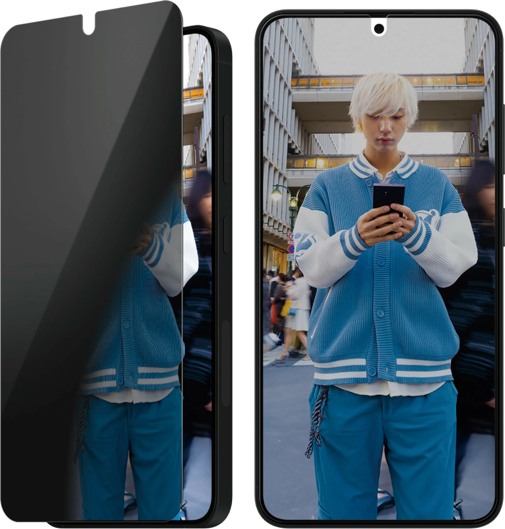 Mbështjellës ekrani PanzerGlass për Samsung Galaxy S25, privacy, transparent