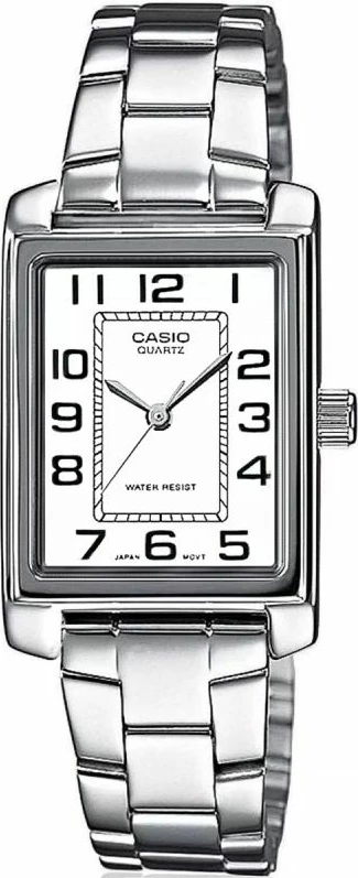 Orë dore për femra Casio LTP-1234PD-7BEG, argjend