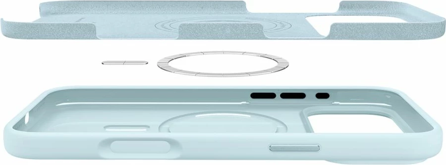 Mbështjellës Spigen Silicone Fit MagSafe për iPhone 17 Pro Max, Blu