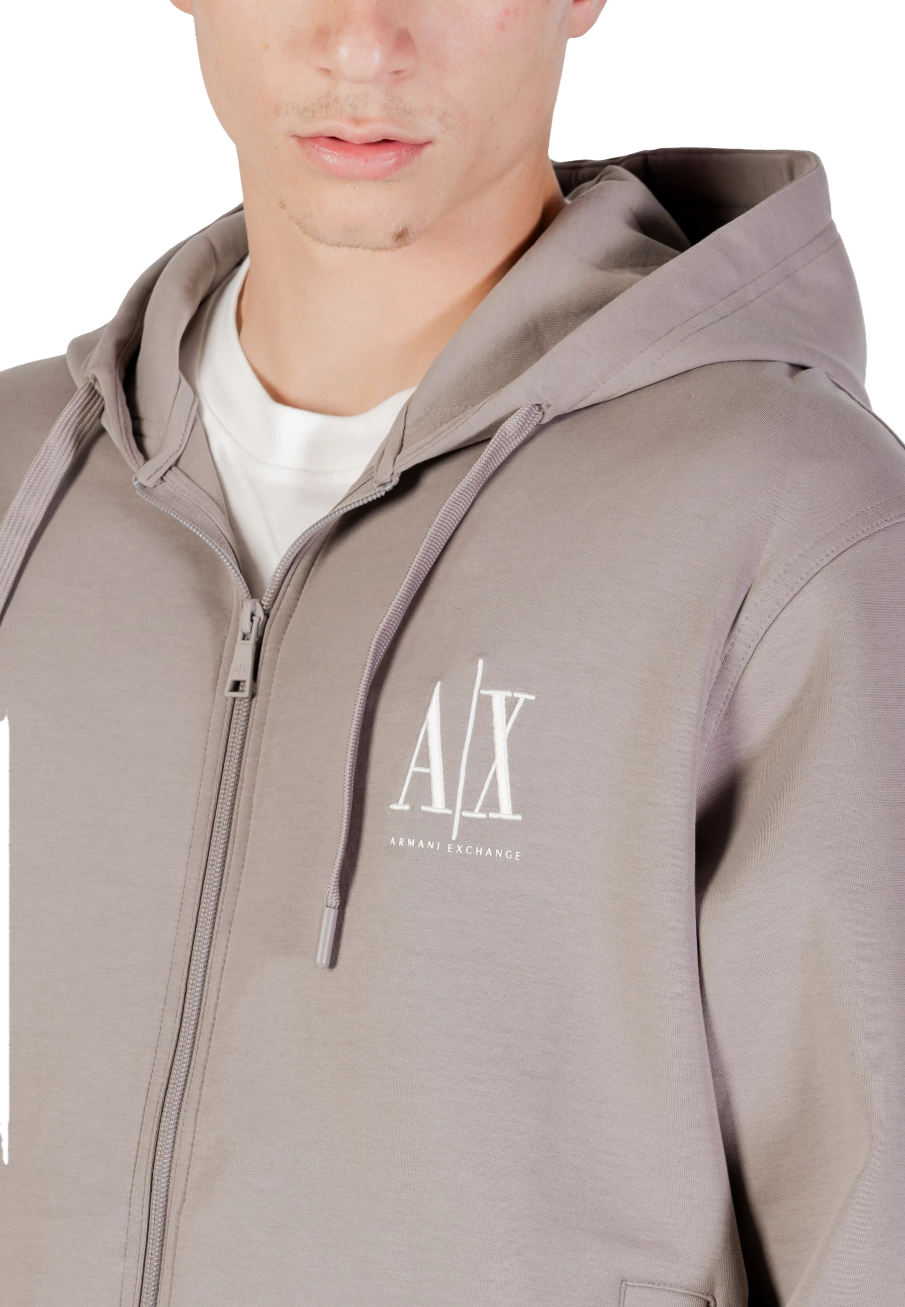 Duks me kapuç për meshkuj Armani Exchange XM000371 AF10818, taupe [Madhësia: L]