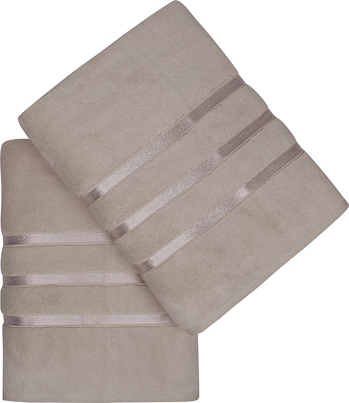 Set peshqirësh banje (2 copë), Mijölnir Dolce, ngjyrë kafe e çelët