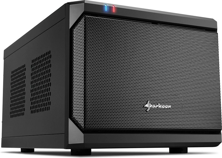 Kasë SHARKOON QB One Mini-ITX, e zezë