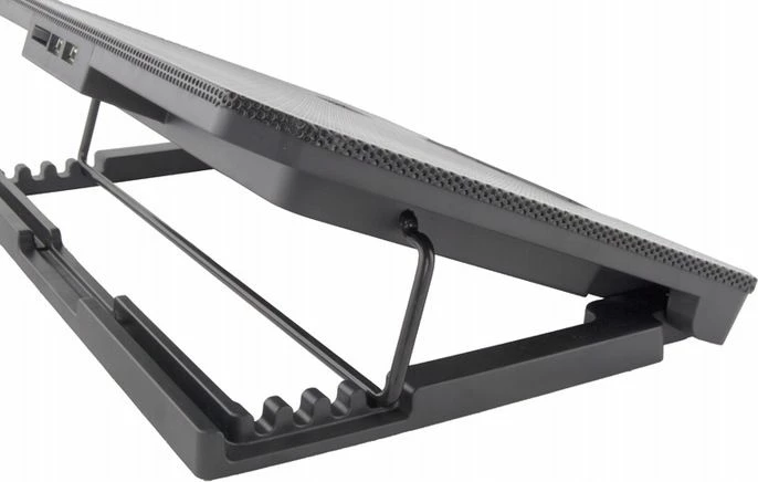 Ftohës për laptop Esperanza EA141 deri 17.3\", me ventilator LED, USB hub 1-port, i zi