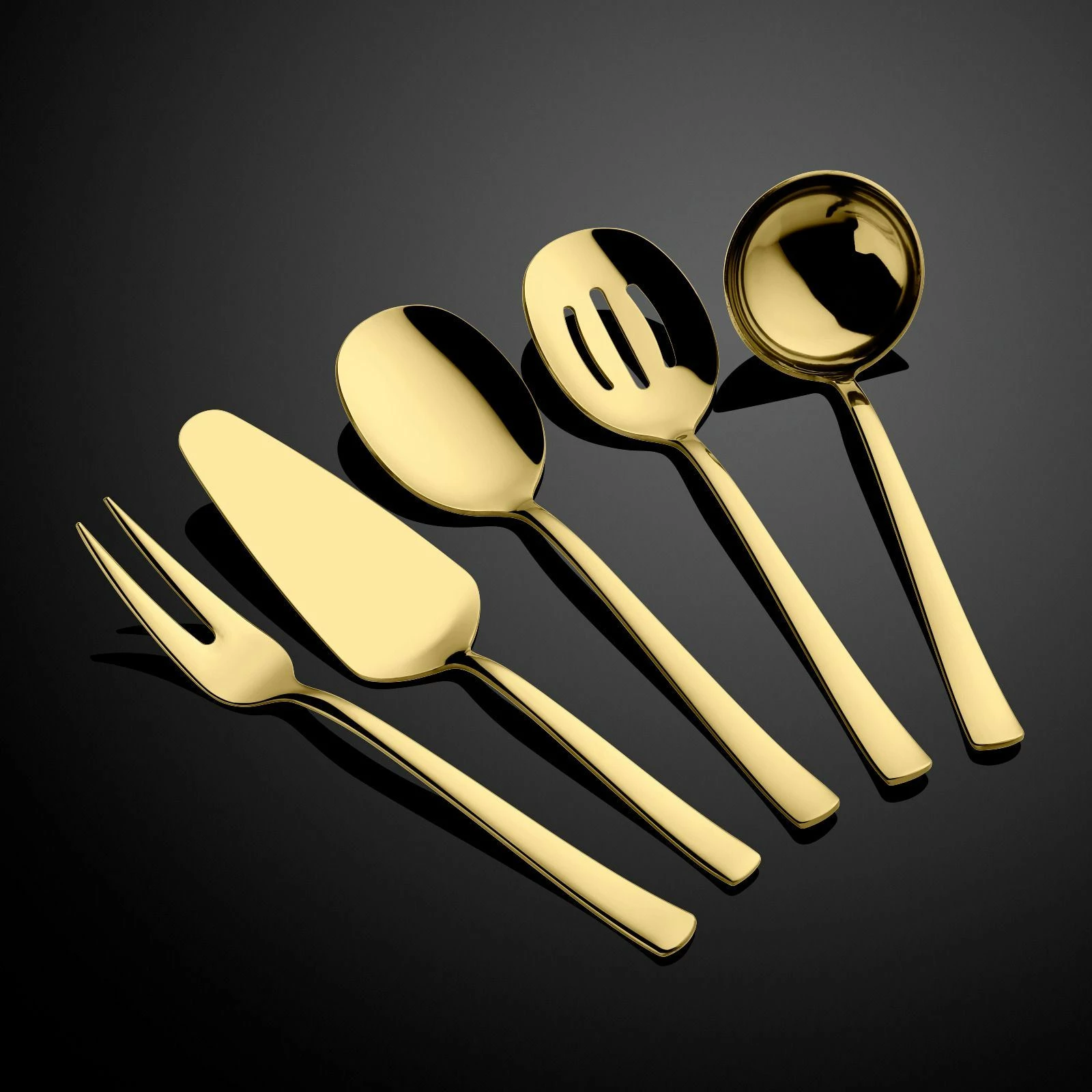 Set shërbimi 5 copë, ngjyrë ari, Hermia Concept, Ella Titanium