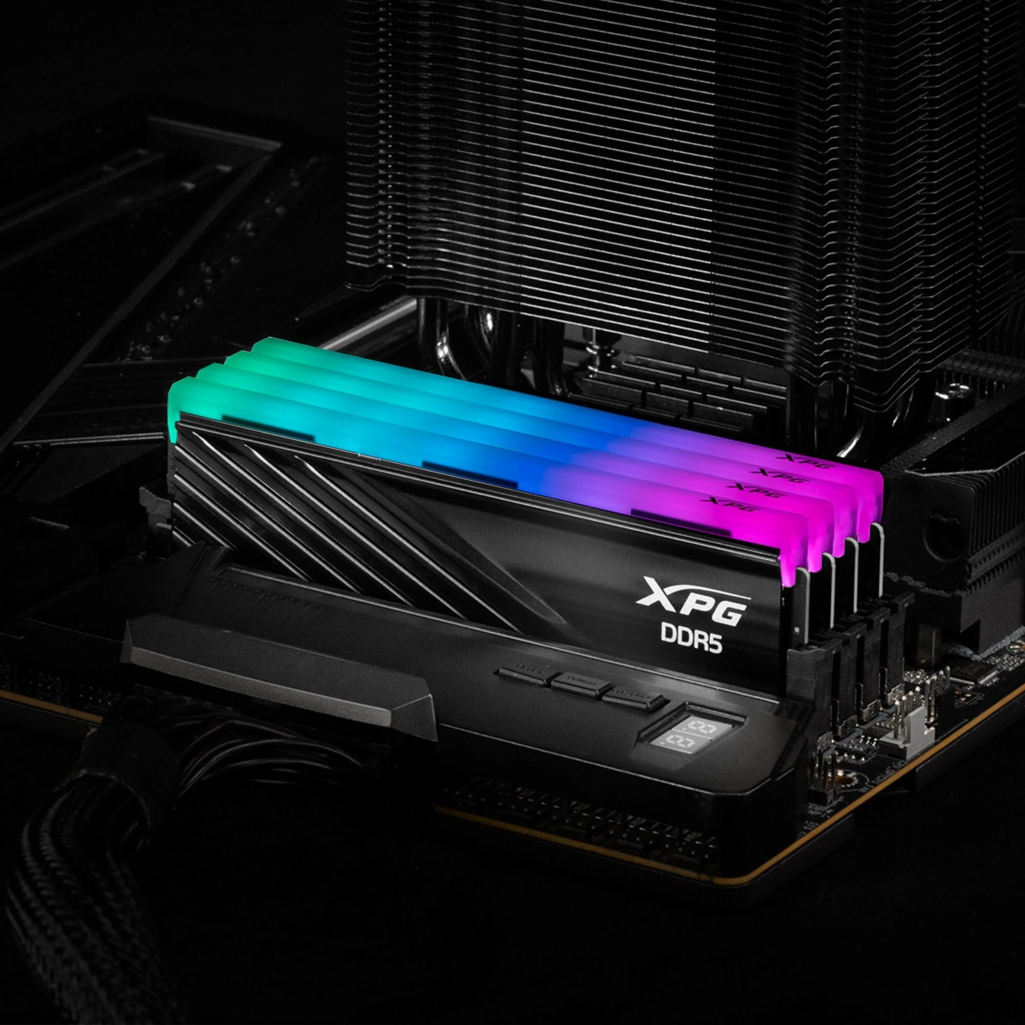 RAM memorje ADATA XPG Lancer Blade RGB DDR5 32GB 6000MHz CL36 (AX5U6000C3616G-DTLABRBK), e zezë, set 2x16GB