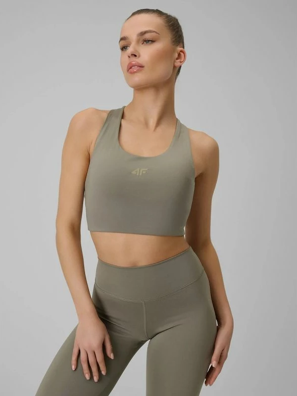 Bra sportiv për femra 4F 4FWSS26USBAF219, low support