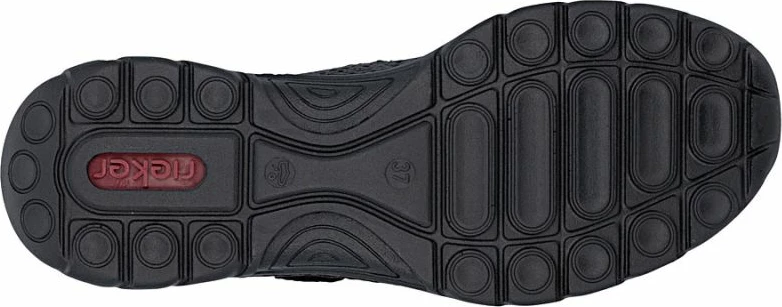 Këpucë Rieker për femra, të zeza