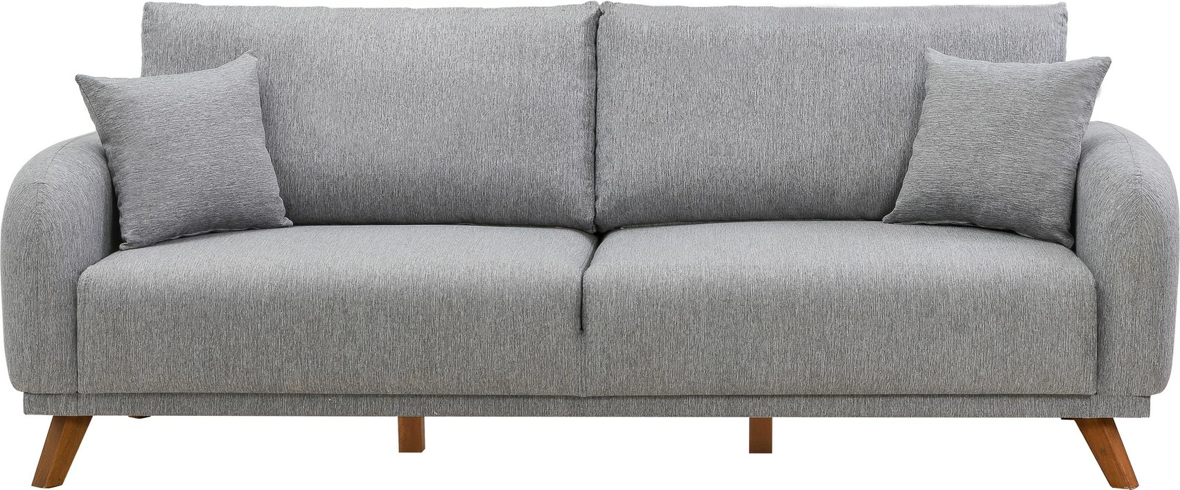 Set divan-krevat Hera, ngjyrë gri, Atelier del Sofa
