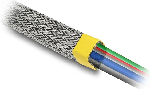 Tub mbrojtës i thurur DeLOCK për mbrojtje EMI, 10 m x 10 mm, gri
