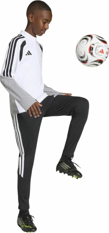 Maicë trajnimi për fëmijë adidas, bardhë-gri [Madhësia: 140 cm]