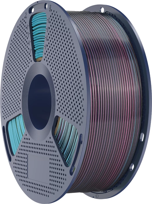 Filament 3D Sunlu PLA+ Silk FC R Y G B 1.75 mm, red-yellow-green-black