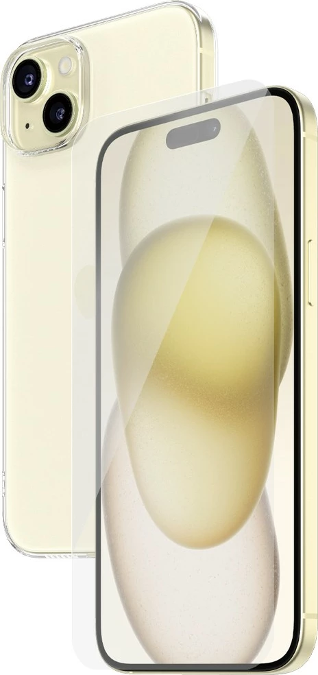 Mbrojtës ekrani PanzerGlass SAFE. 2-in-1-Pack për iPhone 15 Plus, transparent