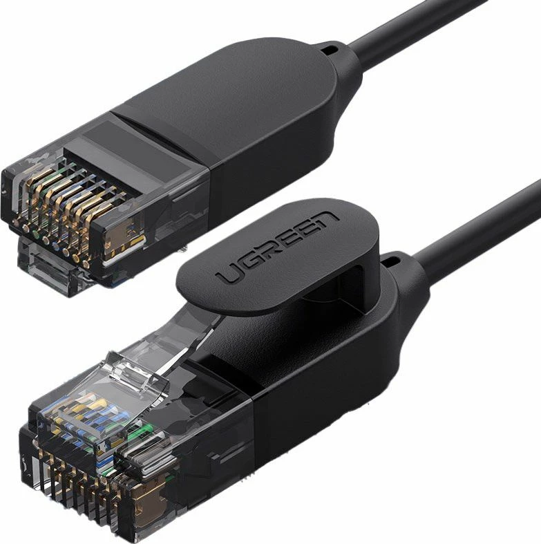 Kabllo Ethernet Ugreen 70656 Cat6A RJ45 10m UTP 1Gbps e zezë