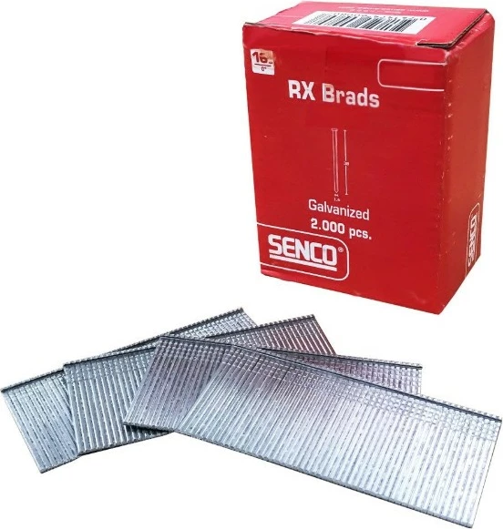Gozhda brad Kyocera Senco RX25EAA 16GA 1.6x63mm, galvanizuar, pakim 2000 copë