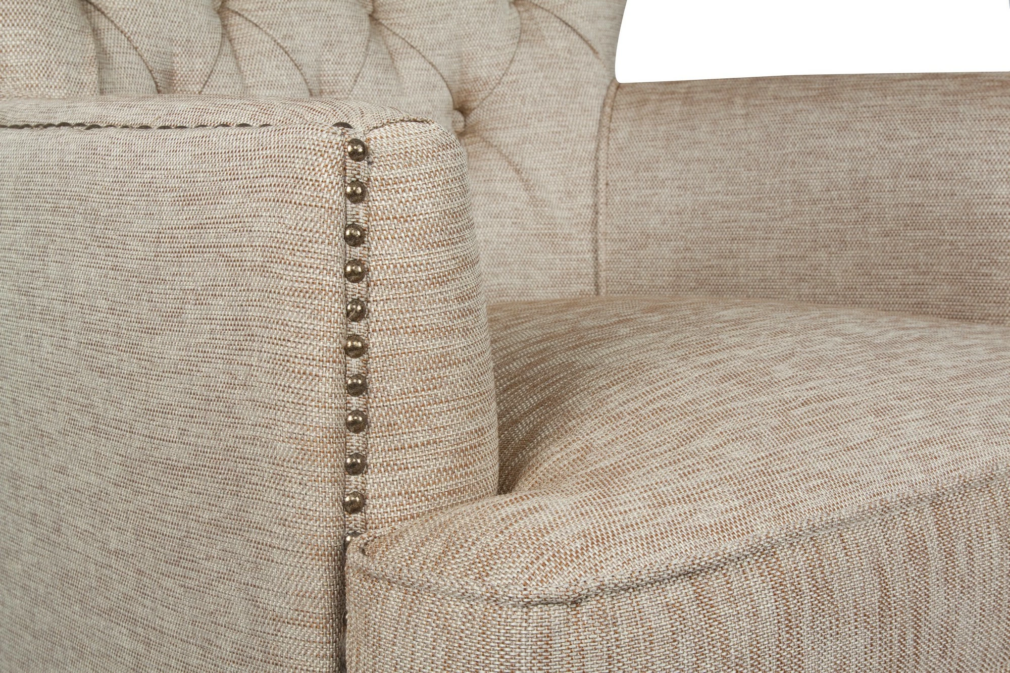 Karrige Wing Atelier del Sofa, New London, ngjyrë kafe qumështi