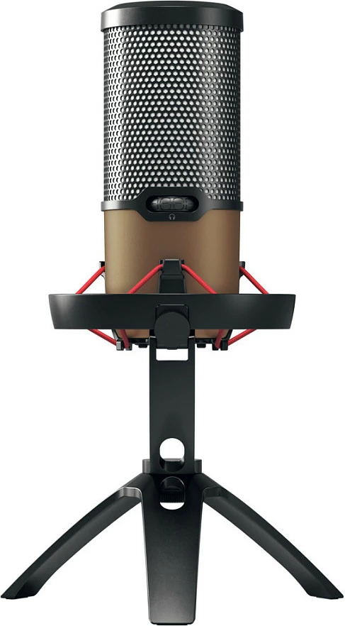 Mikrofon tavoline Cherry UM 9.0 PRO RGB, 24 bit, 192 kHz, USB, i zi, bakër