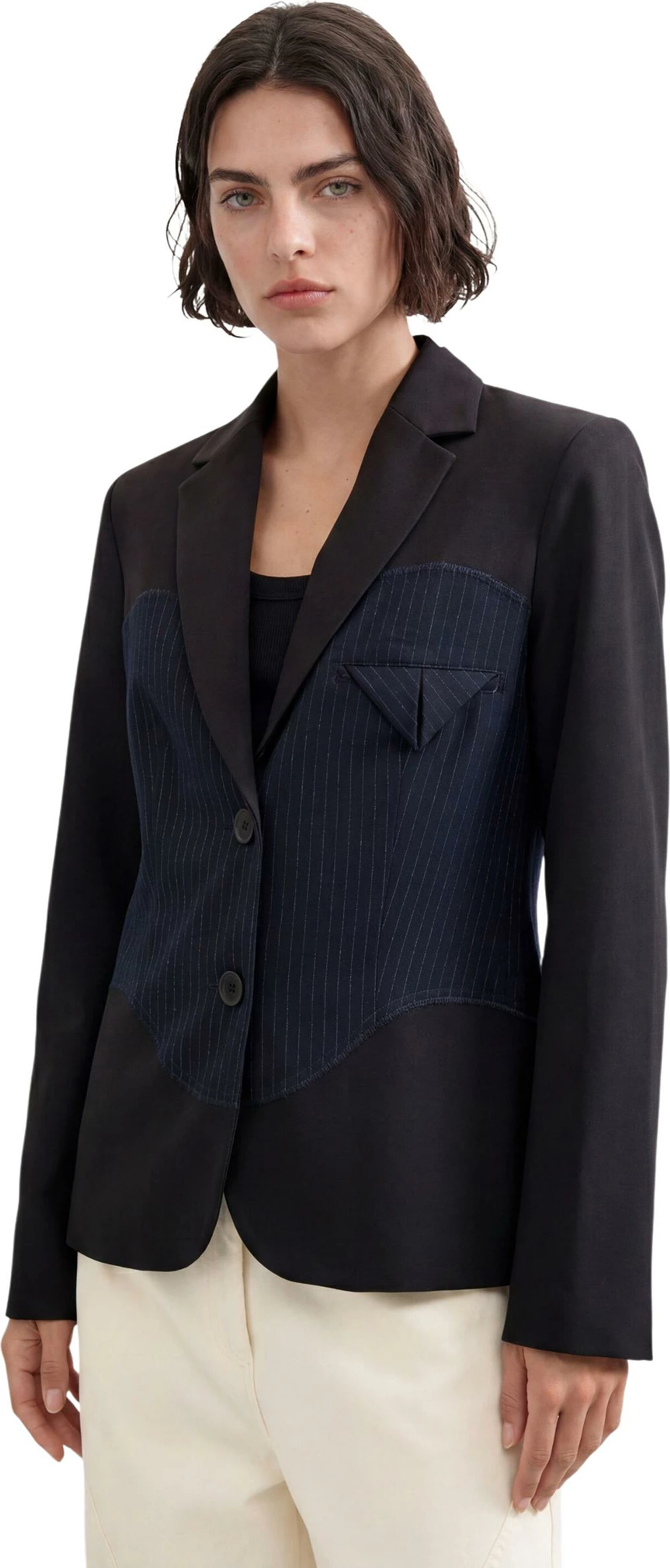 Blazer për femra Desigual AME_WAVE_DIPLO 26WWEW13, blu