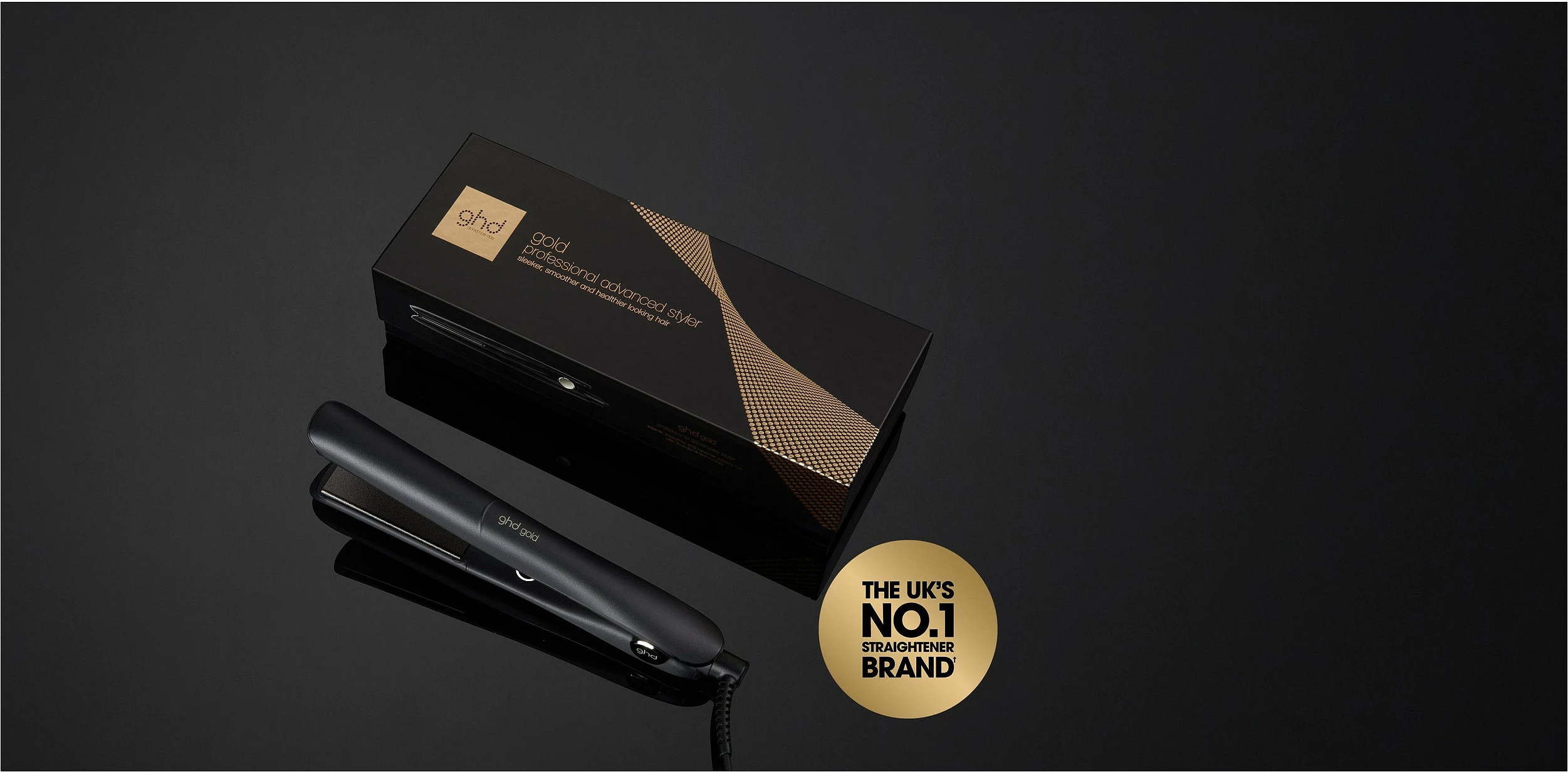 Hekur flokësh ghd Gold Styler, i zi
