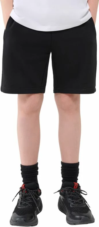 Shorce për djem 4F, të zeza [Madhësia: 122 cm]
