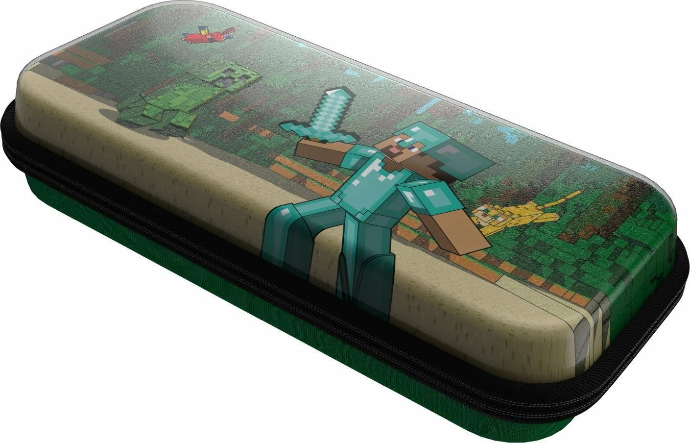 Kasë udhëtimi PDP REALMz Plus GLOW 500-245-FSBT, për Nintendo Switch/Switch Lite/Switch OLED, glow in the dark, e gjelbër