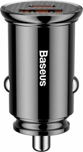 Karikues veture Baseus Circular CCALL-YS01 30W 1x USB-A + 1x USB-C 5A, i zi